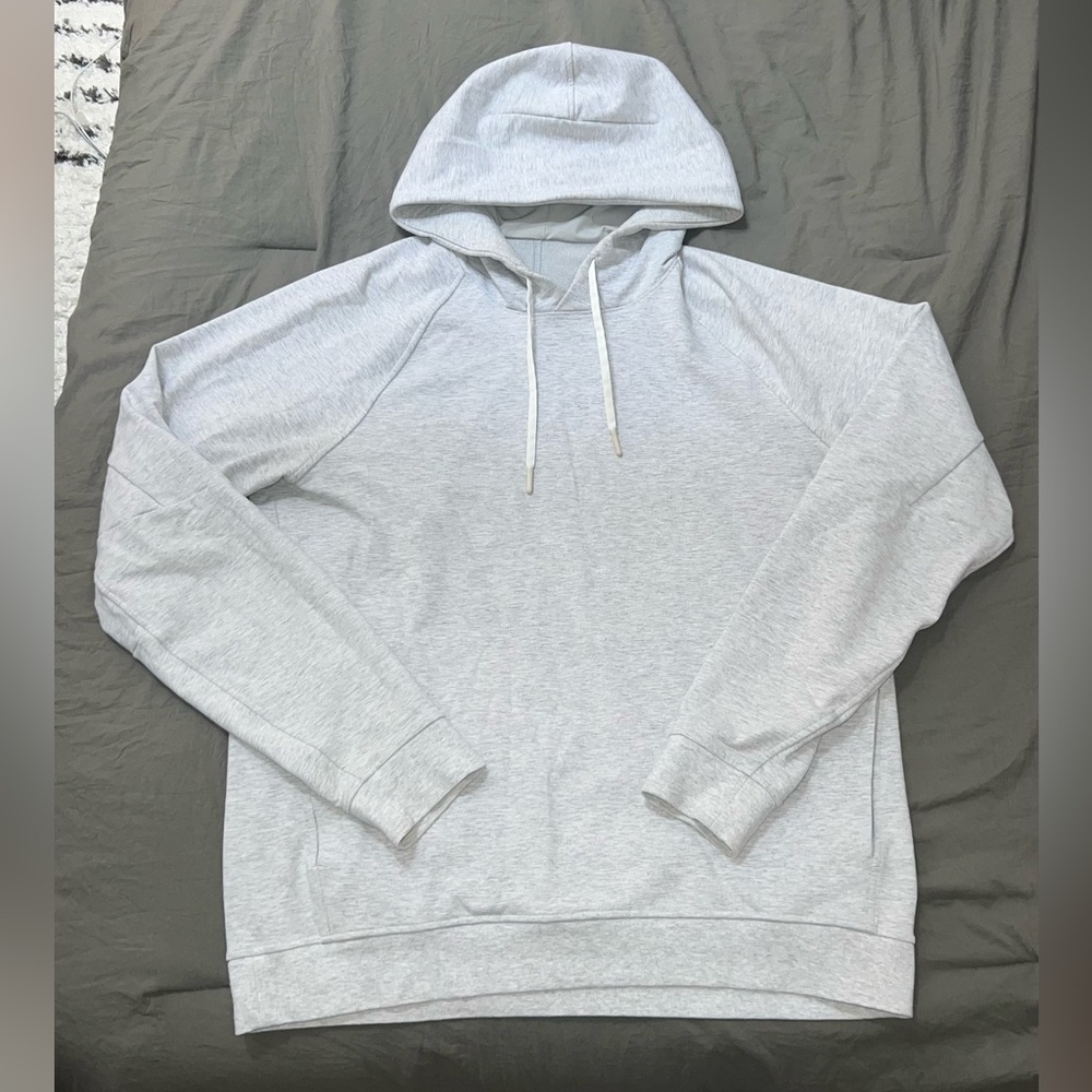 Lululemon Men’s City Sweat Pullover Large Heather Light Grey
